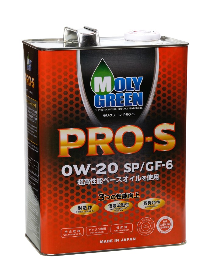 Масло моторное MOLYGREEN PRO S 0W-20 SP синтетическое 4 л 8370₽