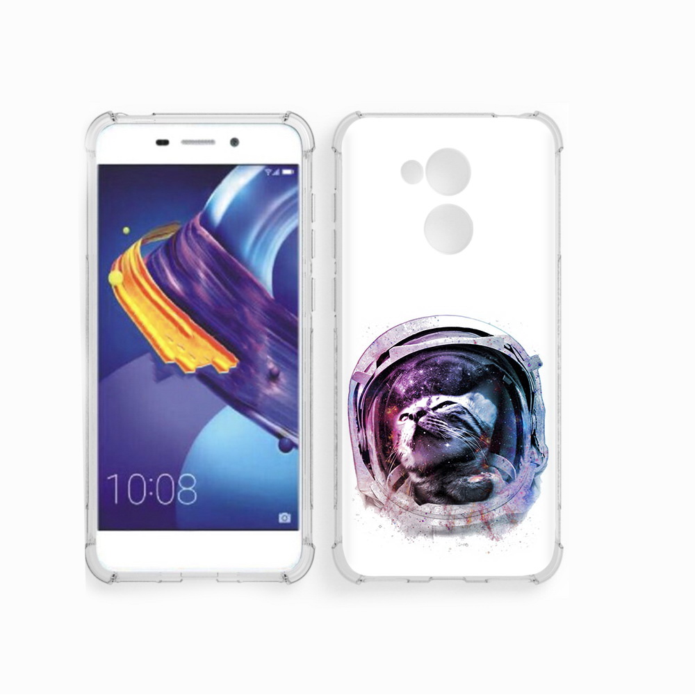 

Чехол MyPads Tocco для Huawei 6C Pro кот в шлеме (PT88459.60.396), Прозрачный, Tocco