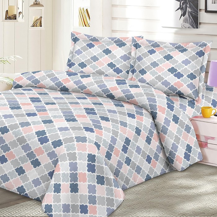 

Комплект постельного белья БОЯРТЕКС. 2 спальное, Серый, 175 х 210, Полиэстер, Микрофибра, Бояртекс, размер