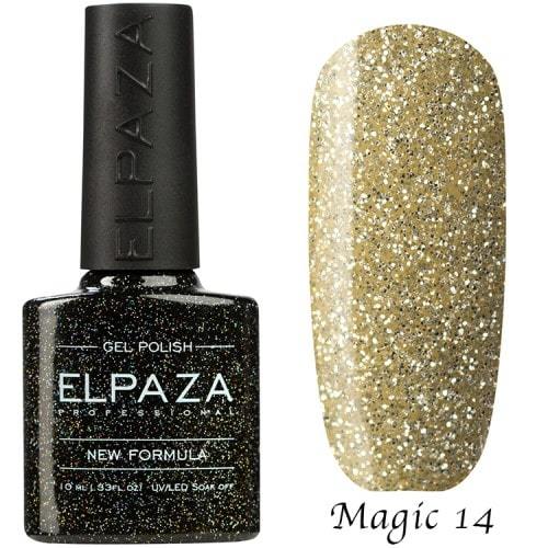 

Гель-лак ELPAZA Magic Glitter №14 Морозное утро, 10 мл, ELPAZA гель-лак Magic Glitter