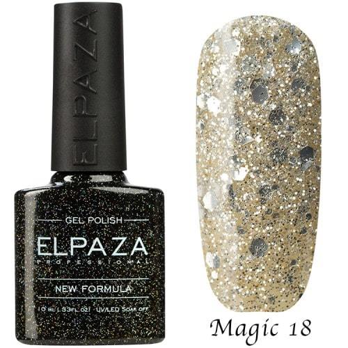 фото Гель-лак elpaza magic glitter №18 диадема, 10 мл