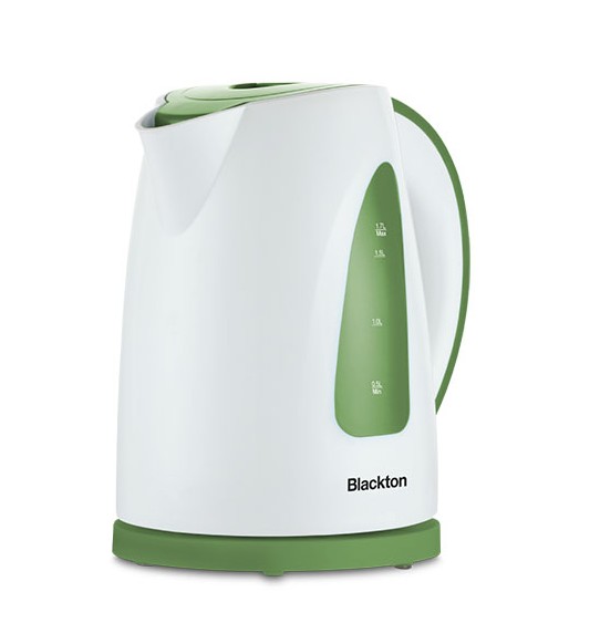 Чайник электрический Blackton Bt KT1706P 1.7 л белый, зеленый миксер blackton bt mx320 белый голубой