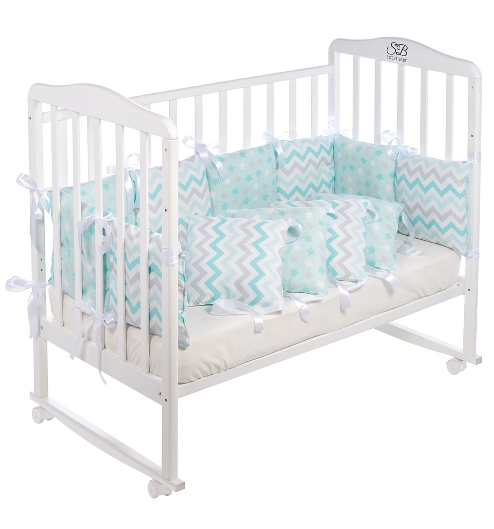 

Бортик в кроватку Sweet Baby Colori Blu, голубой