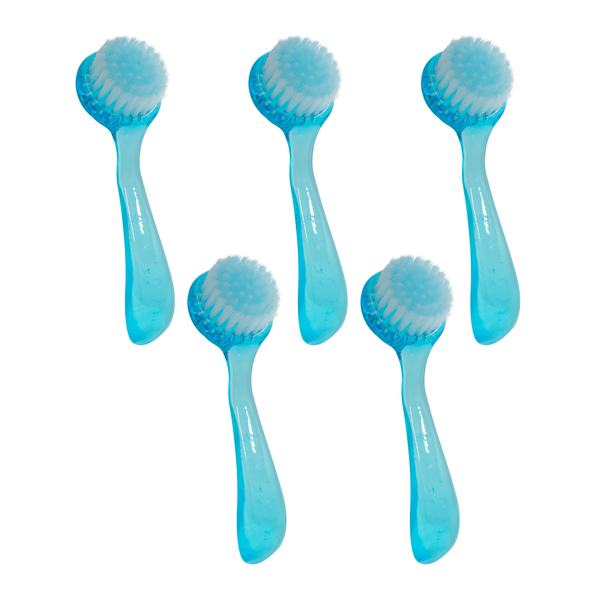 

Щеточки WellyWell большие для маникюра и педикюра, 5 шт. Синие, Brush_For_Face_Blue