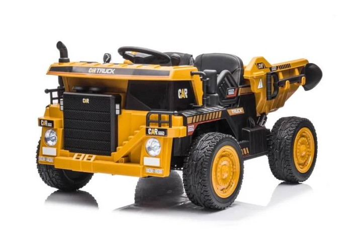 

Электротранспорт Baby Racer Двухместный детский грузовик Car Truck Желтый