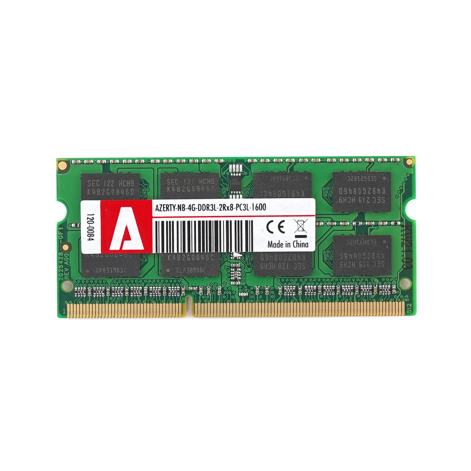 Оперативная память Azerty (120-0084), DDR3L 1x4Gb, 1600MHz