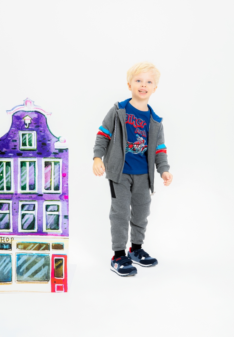 фото Лонгслив детский max&jessi ss19c154a0311 синий р.116