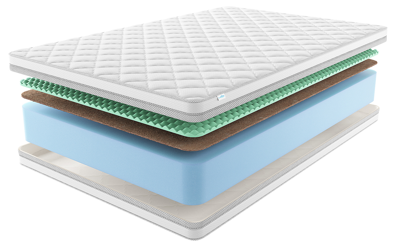 

Матрас Flepers Stratum Rasso 21 140x195 см, Белый, Stratum Rasso 21