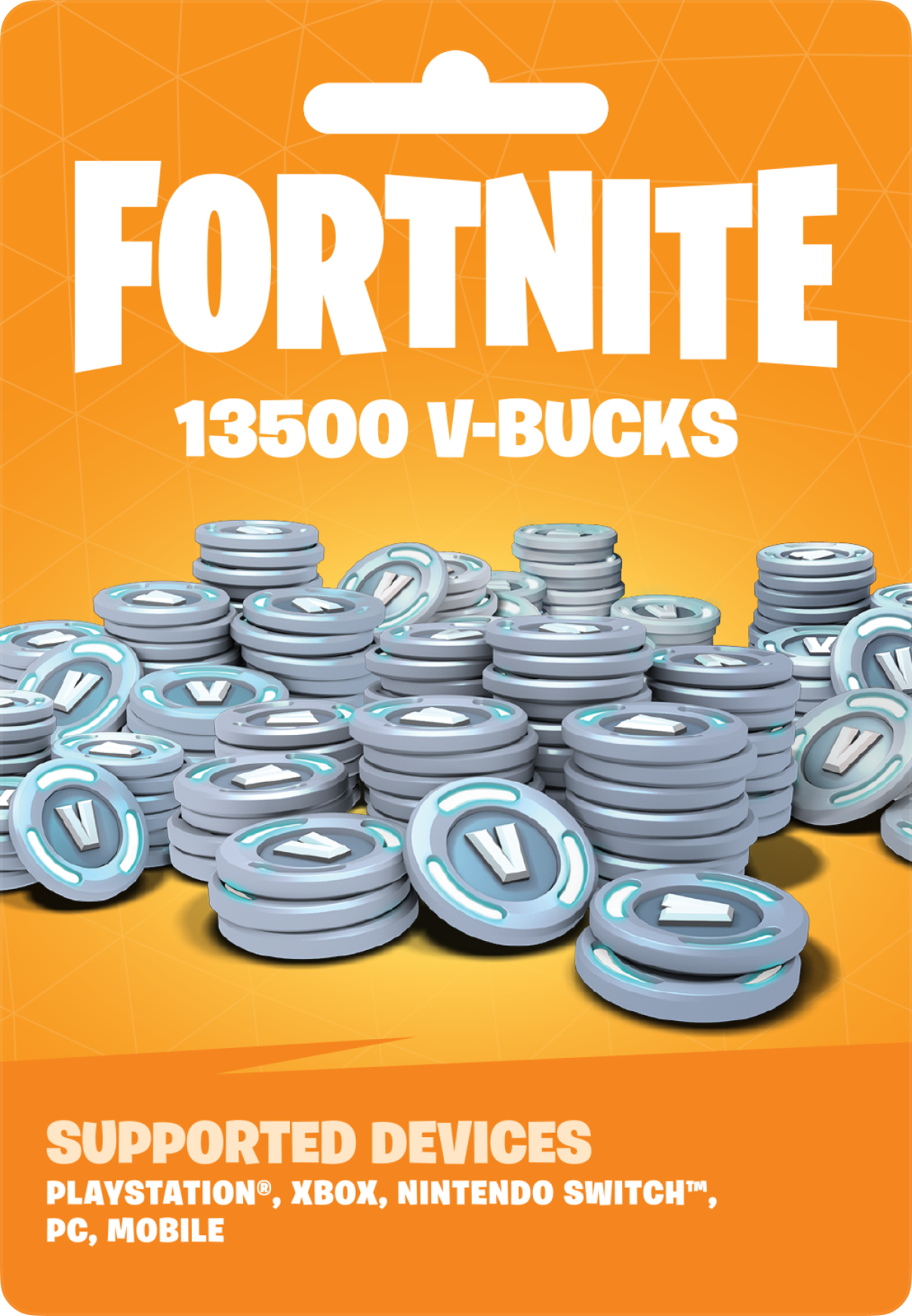 фото Карта для пополнения fortnite 13500 в-баксов, v-bucks