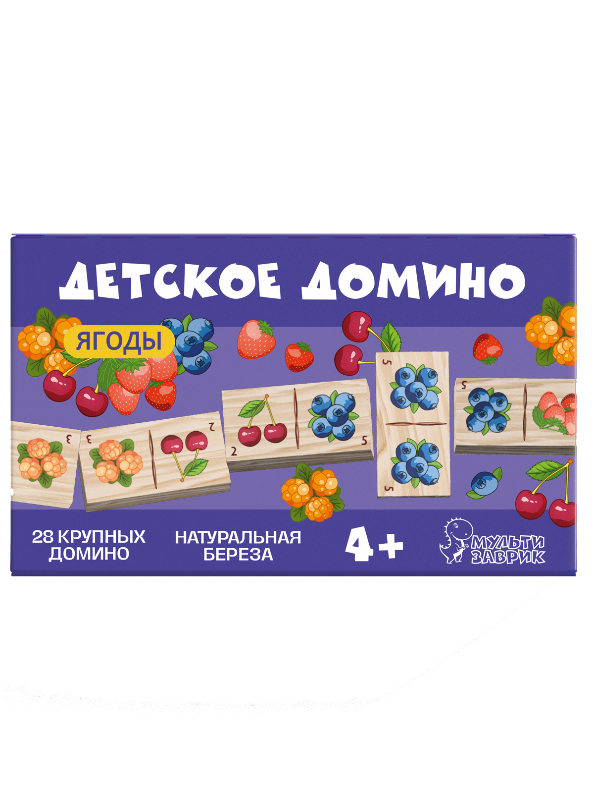 

Домино детское Мультизарик деревянное, MZVR0016