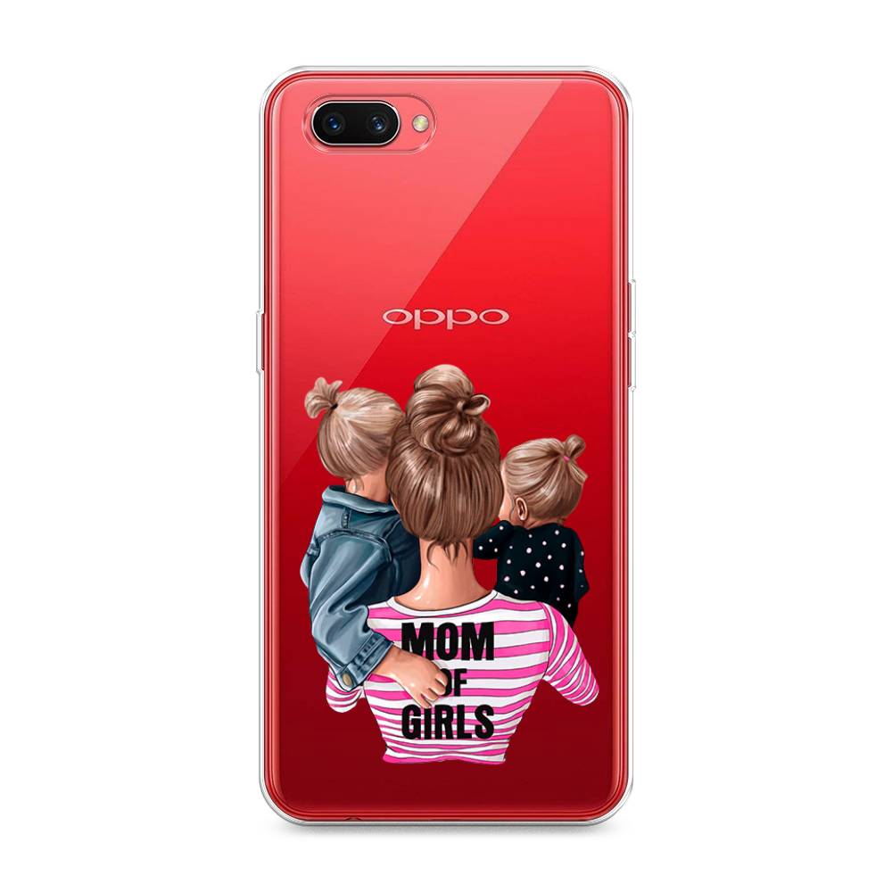 

Чехол Awog на Oppo A3s "Mom of Girls", Разноцветный, 250650-6