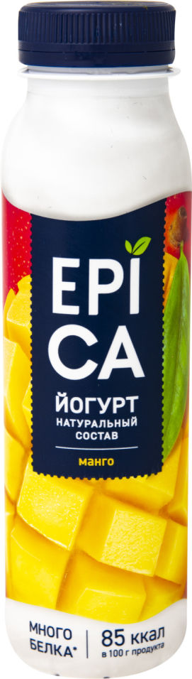 фото Йогурт питьевой epica манго 2.5% 260г