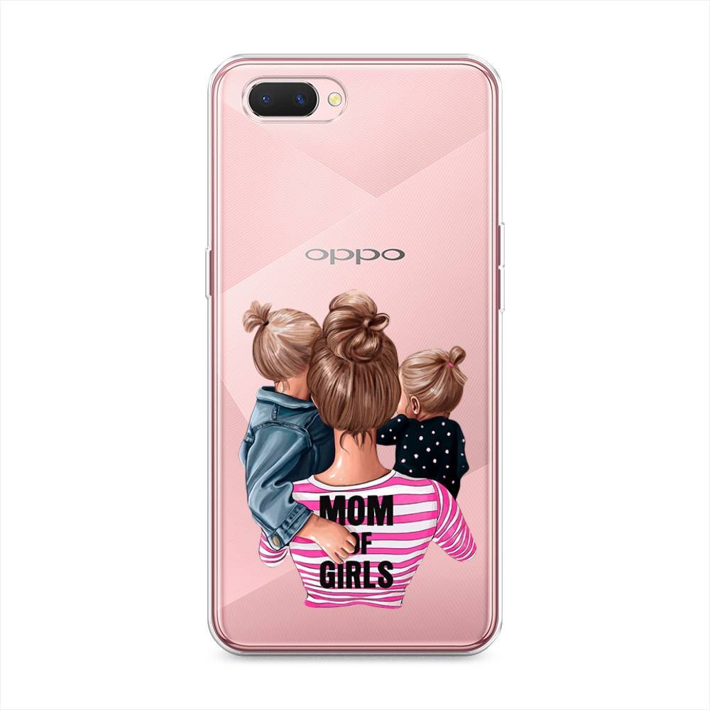 

Чехол Awog на Oppo A3s "Mom of Girls", Разноцветный, 252050-6