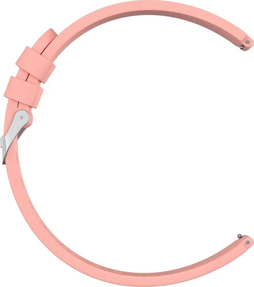 

Ремешок силиконовый GSMIN Italian Collection 20 для Huawei Watch GT 2 42мм (Розовый)