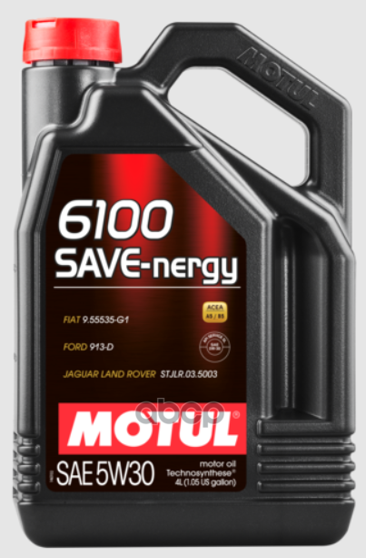 

Моторное масло Motul 6100 SAVE-NERGY 5W30 4л