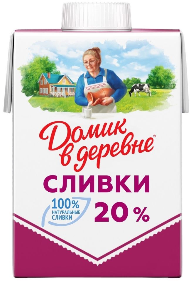 Сливки Домик в деревне 20% 198мл