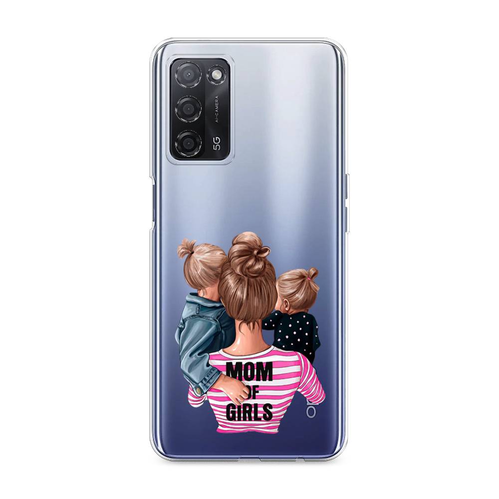 

Чехол Awog на Oppo A55 5G "Mom of Girls", Разноцветный, 256250-6