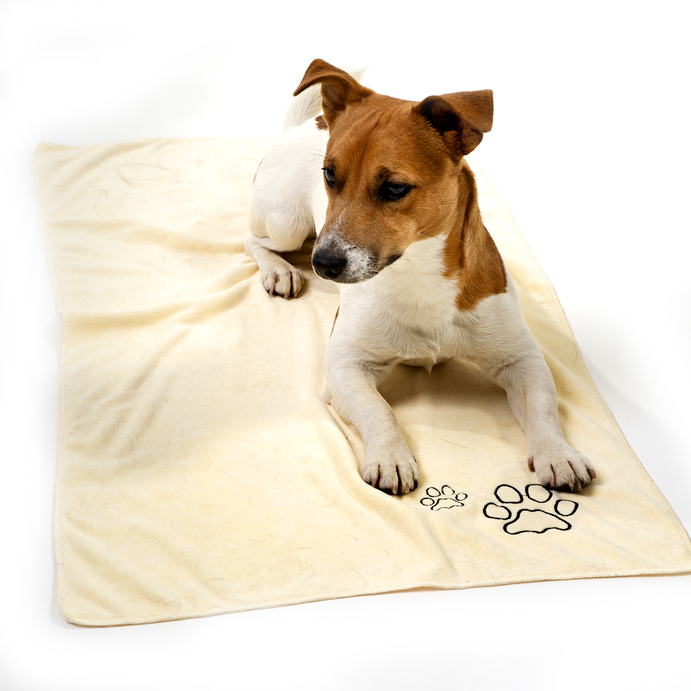Полотенце для собак супервпитывающее, размер L, 100х50 см