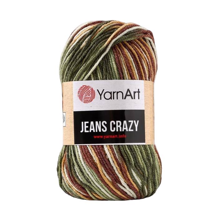 

Пряжа YarnArt Jeans crazy 55% хлопок, 45% акрил, 160 м, 50 г, 7203 принт, Разноцветный, "Jeans crazy" 55% хлопок, 45% акрил, 160 м, 50 г, 7203 принт