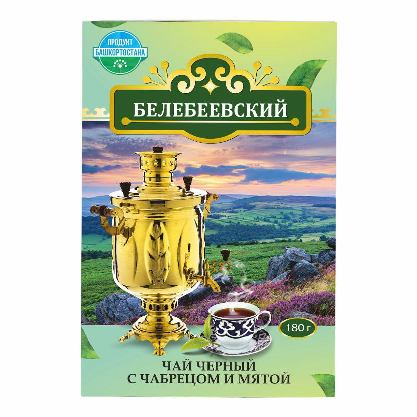 

Чай черный Белебеевский Чабрец с мятой 180 г