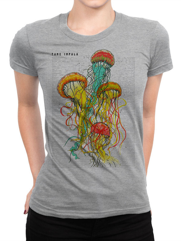 

Футболка женская Design Heroes Tame Impala серая 2XL, Серый, Tame Impala