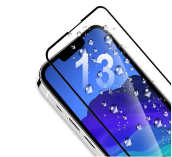 

Защитная глянцевая керамическая пленка на iPhone 13, 13 Pro черная рамка, iPhone 13; iPhone 13 Pro