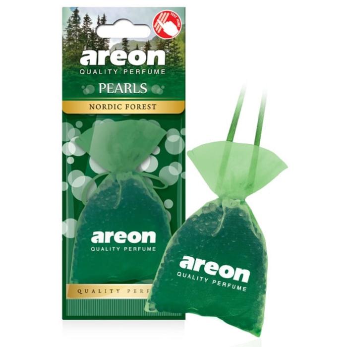фото Ароматизатор на зеркало areon pearls мешочек северный лес, 50 г 704-abp-15 nobrand