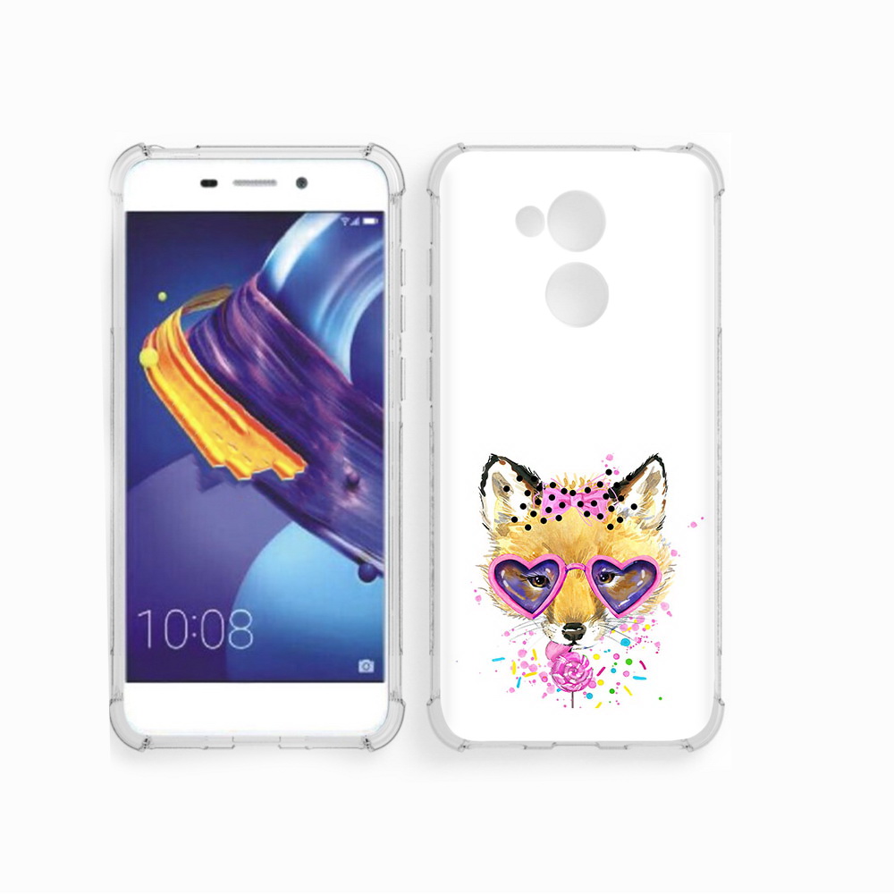 

Чехол MyPads Tocco для Huawei 6C Pro лисенок с бантиком (PT88459.60.441), Прозрачный, Tocco