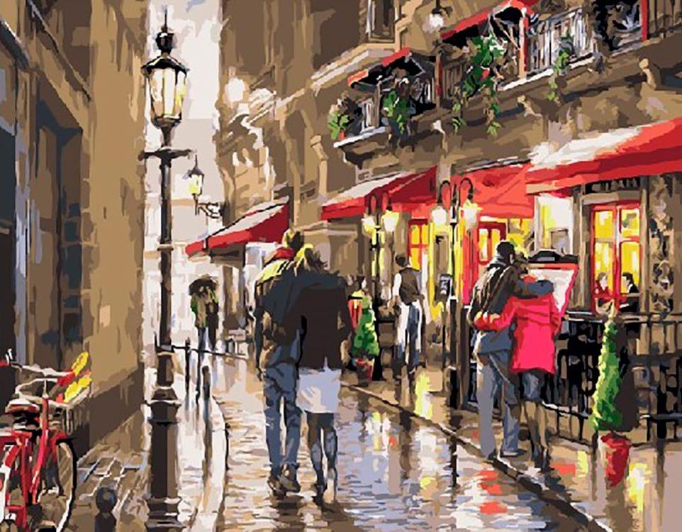

Картина по номерам Paintboy (Premium) Улочки, Улочки