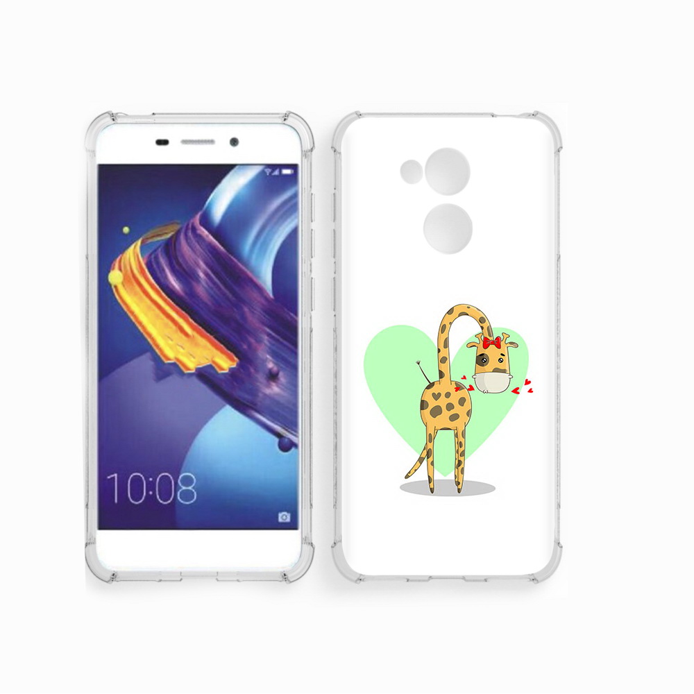

Чехол MyPads Tocco для Huawei 6C Pro Влюбленный жираф 14 февраля (PT88459.60.47), Прозрачный, Tocco