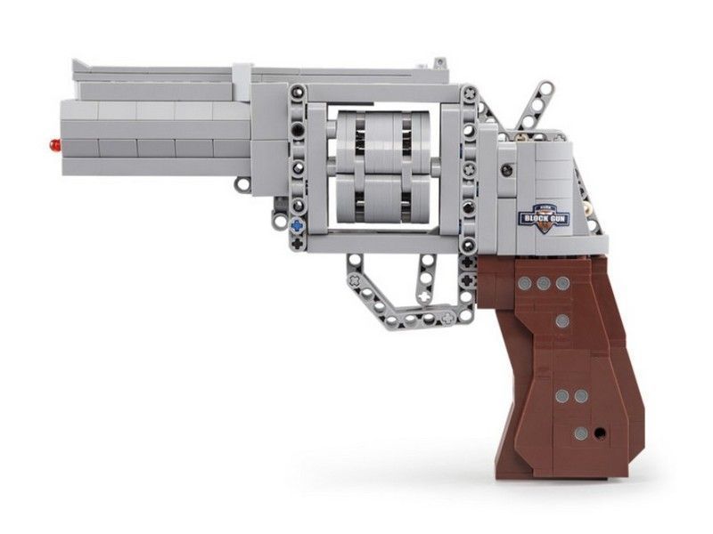 Конструктор-игрушка Cada револьвер, 475 элементов C81011W