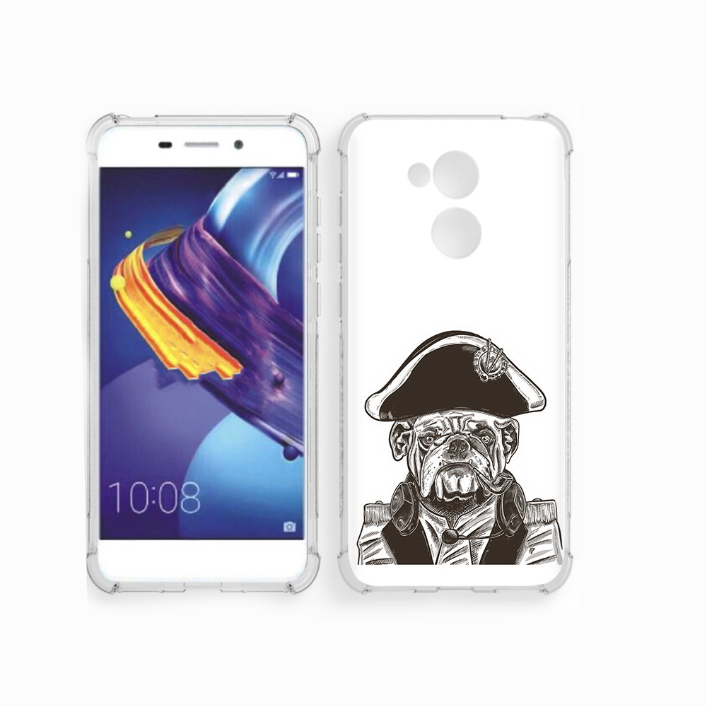 

Чехол MyPads Tocco для Huawei 6C Pro мопс генерал (PT88459.60.483), Прозрачный, Tocco