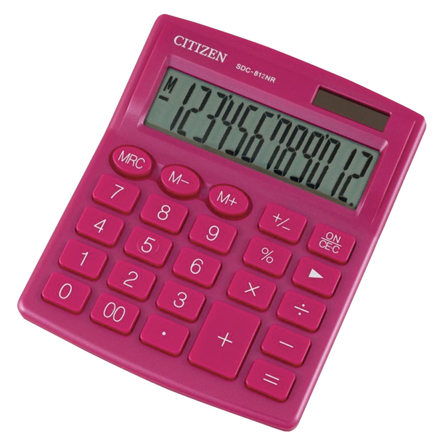 

Калькулятор настольный Citizen SDC812NRPKE, 12 разр., розовый, SDC-812NRPKE