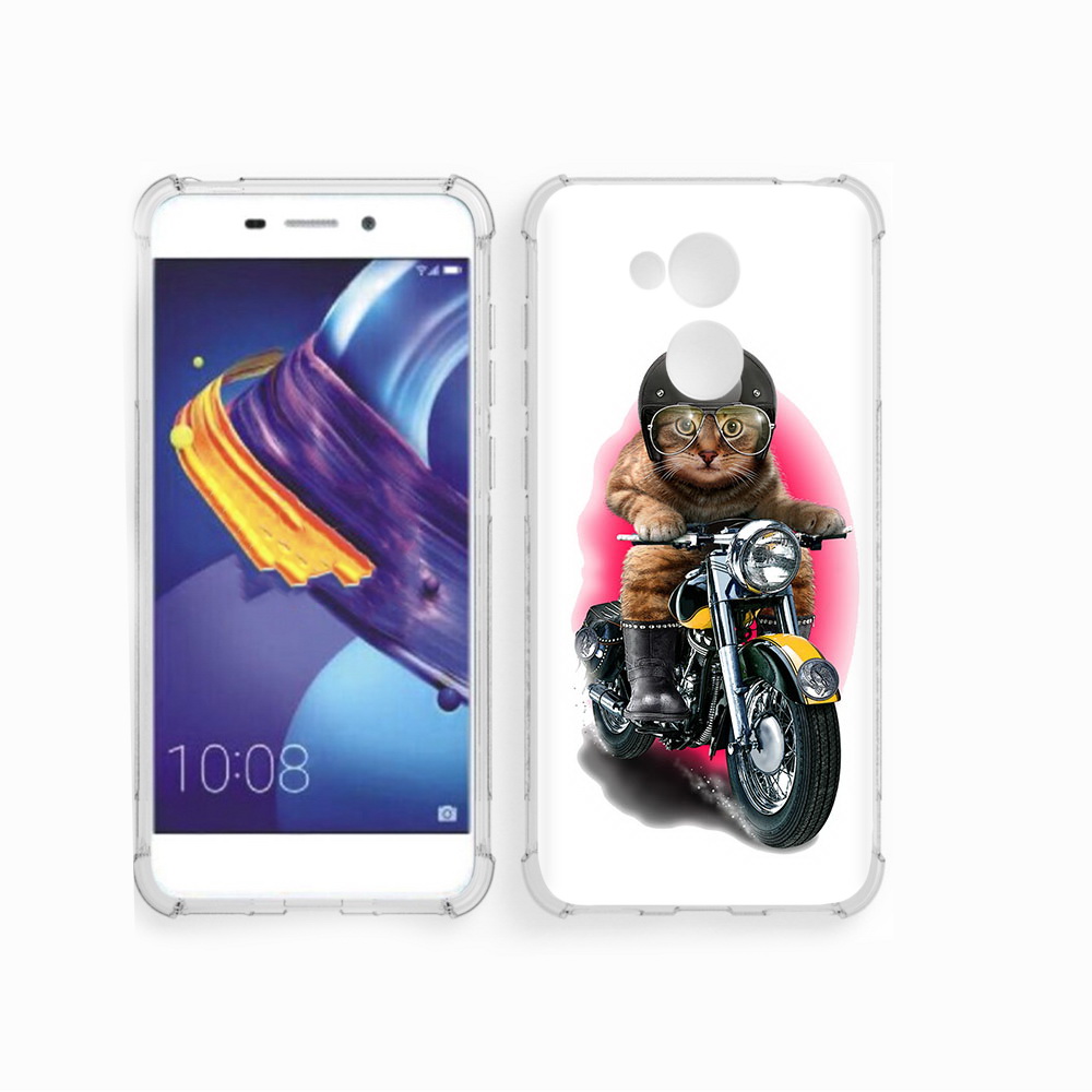 

Чехол MyPads Tocco для Huawei 6C Pro мото-кот (PT88459.60.485), Прозрачный, Tocco