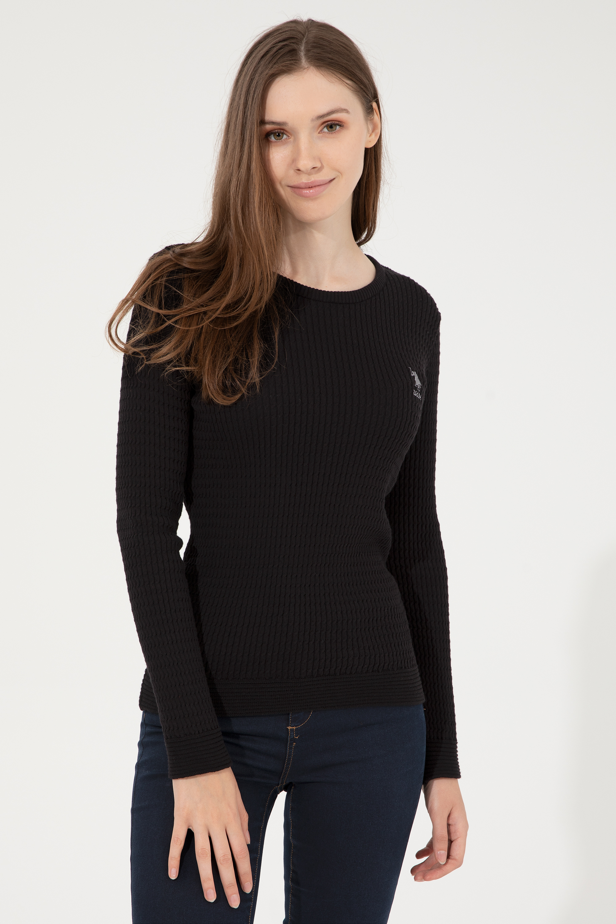 

Джемпер женский U.S. POLO Assn. G082SZ0TK0KARLA-BSK22 черный L, G082SZ0TK0KARLA-BSK22