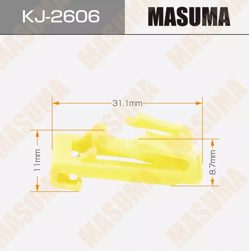 

Клипса автомобильная Masuma KJ-2606