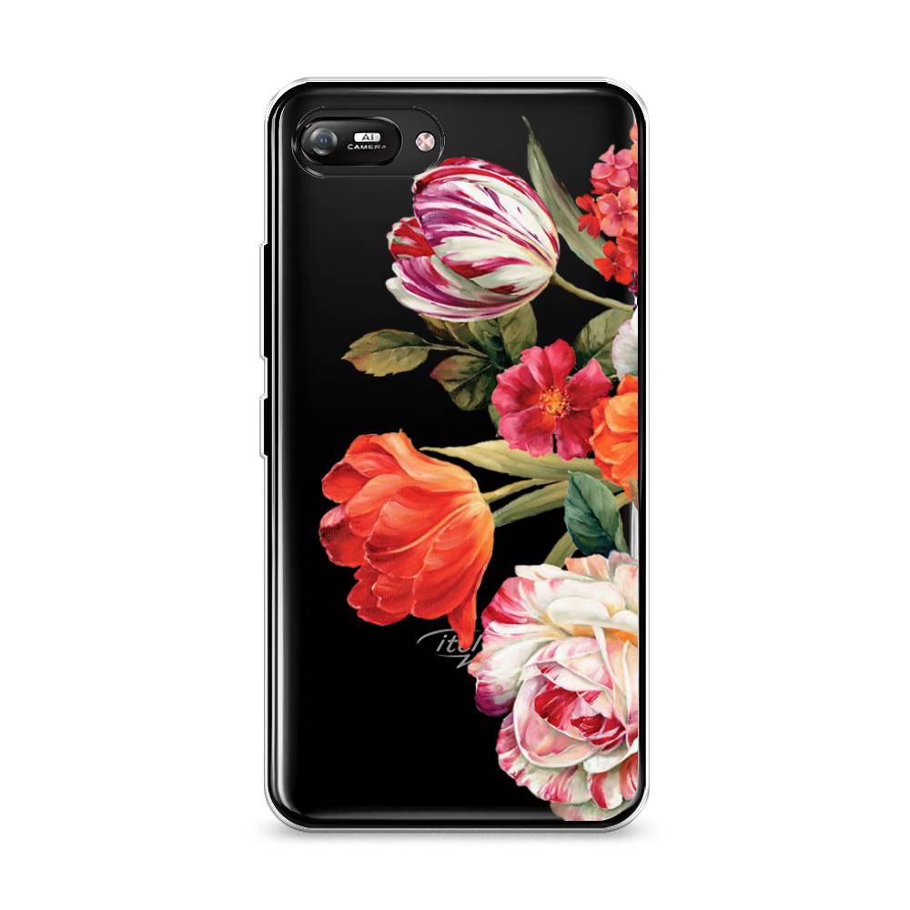 

Чехол Awog на Itel A25/A35 "Весенний букет", Разноцветный