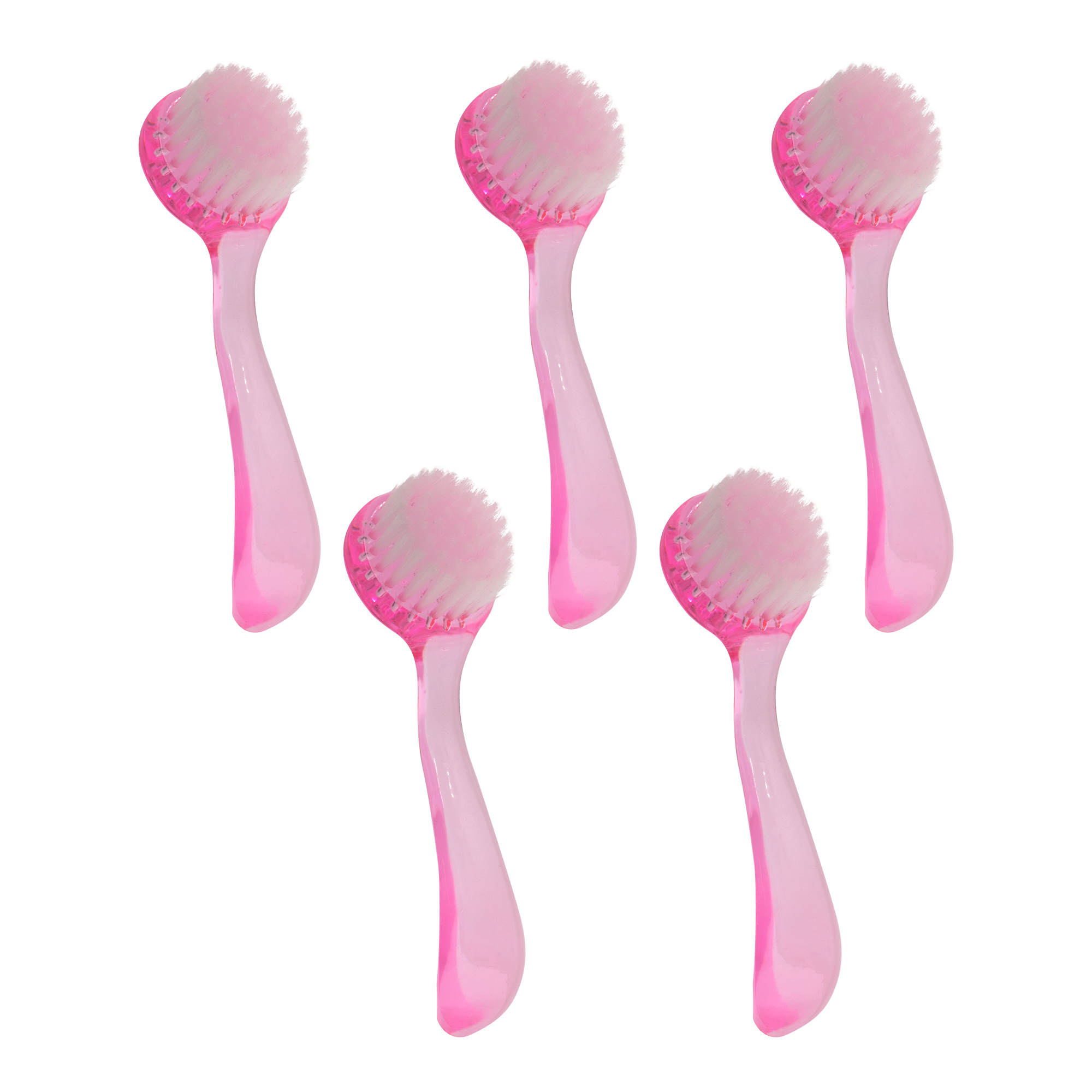 

Щеточки WellyWell большие для маникюра и педикюра, 5 шт Розовые, Brush_For_Face_Pink