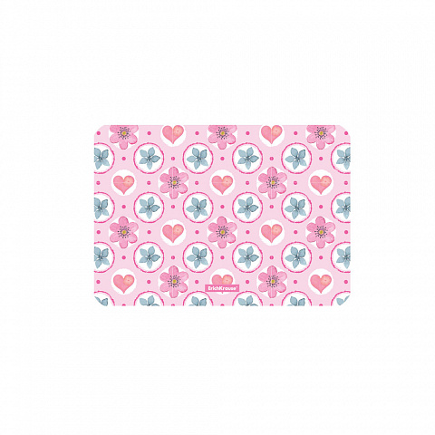 

Подкладка настольная пластиковая ErichKrause Pink Flowers, А4 48599