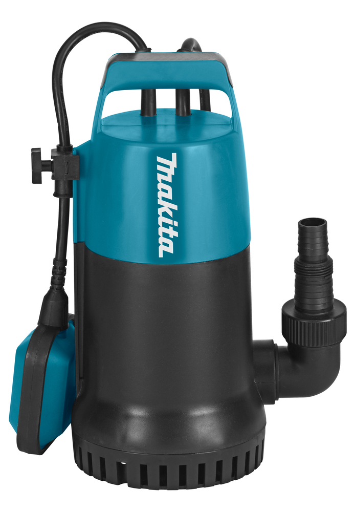 Дренажный насос погружной Makita PF0800, для чистой воды, 800 Вт, 220 л/мин дренажный насос для чистой воды denzel dpb400 400 вт 97266
