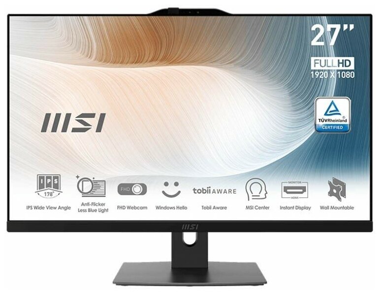 Моноблок MSI Modern AM272P 12M Black (9S6-AF8211-271)