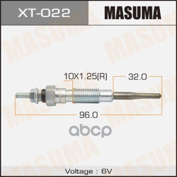 Свеча накала MASUMA XT022