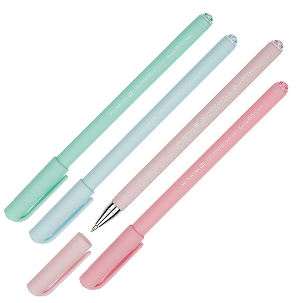 

Ручка шариковая Bruno Visconti SlimWrite Zefir 20-0204, синяя, 0,5 мм, 1 шт., 20-0204