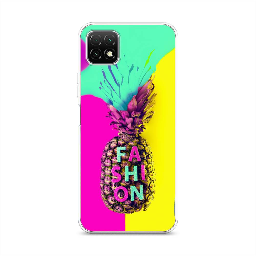 

Чехол Awog на Wiko T3 "Кислотный ананас", Разноцветный