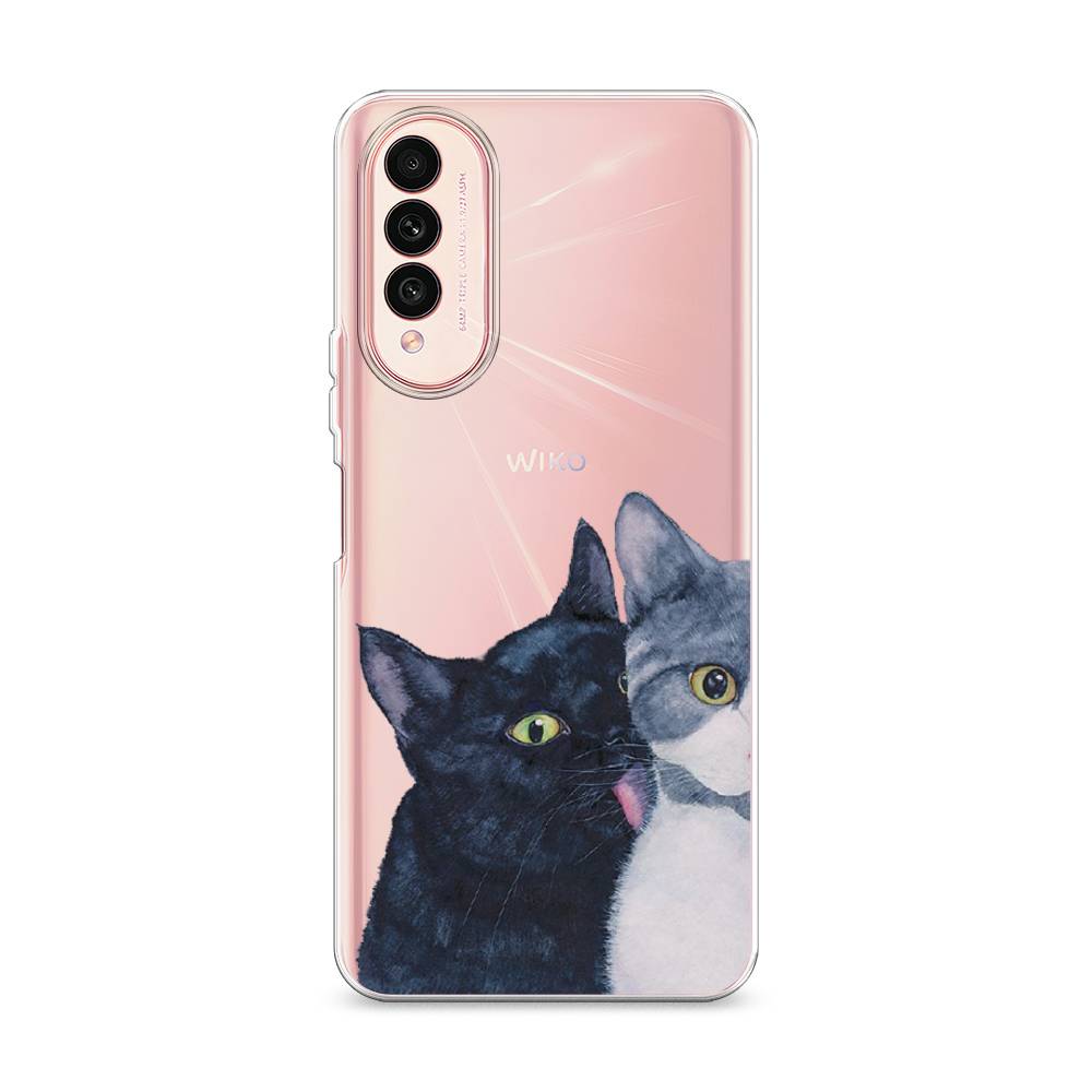 

Чехол Awog на Wiko T50 "Кошачья любовь", Разноцветный