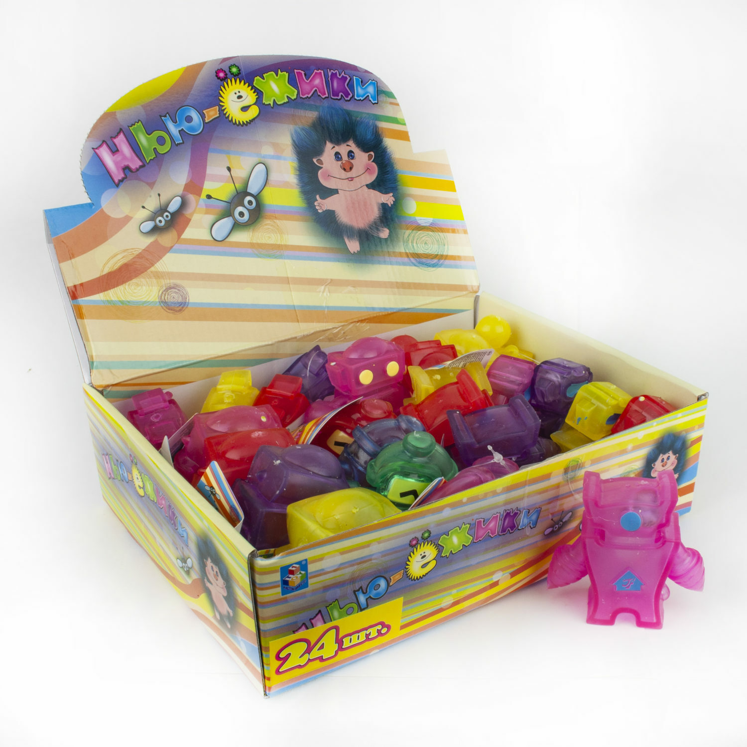 

Игрушка 1Toy Нью-Ёжики Робот 6 см, Разноцветный