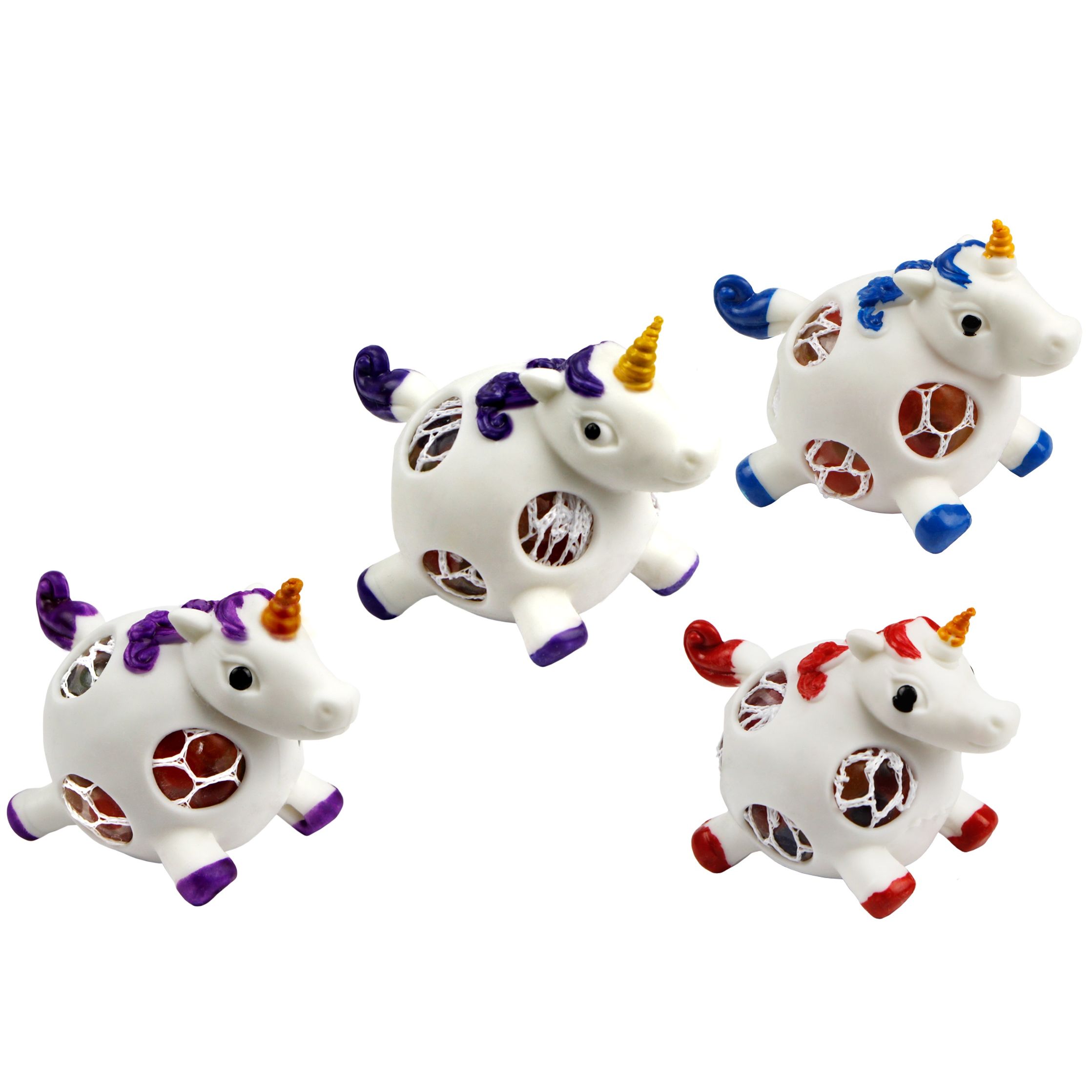 

Игрушка-антистресс 1Toy Жмяка с шариками Мелкие пакости Единорог Т14719