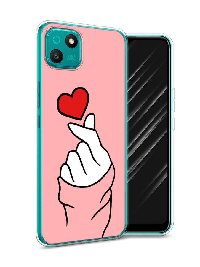 

Чехол Awog на Wiko T10 "Милое сердечко", Разноцветный