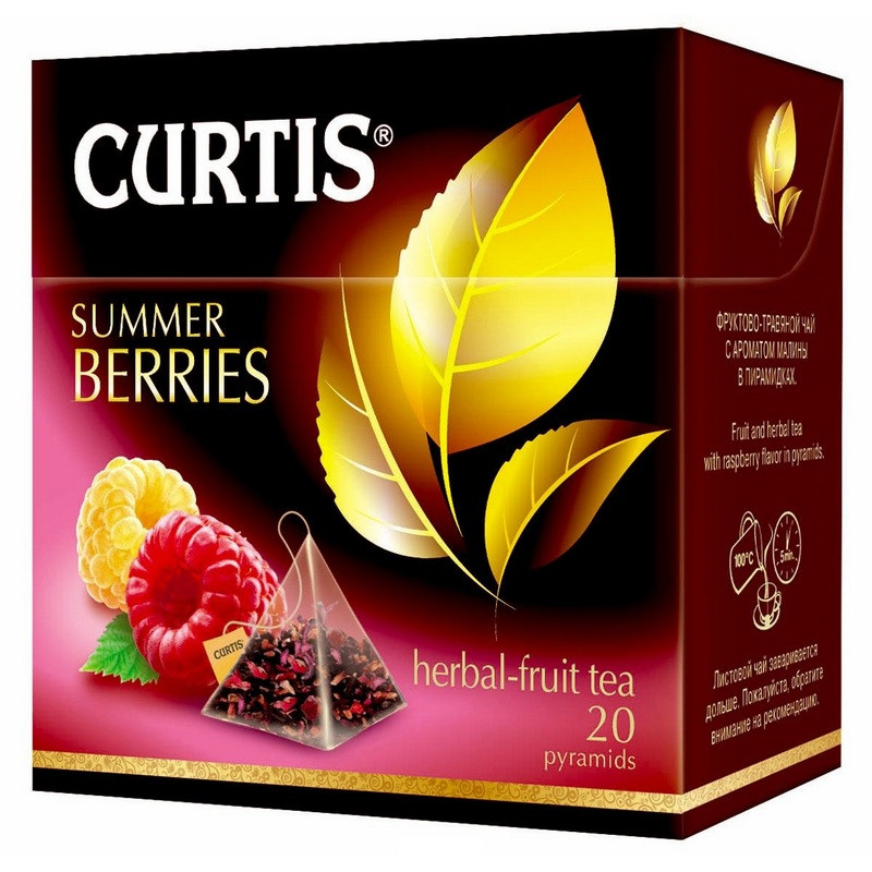 Чай Curtis Summer Berries фруктово-травяной 20 пак, 2 шт