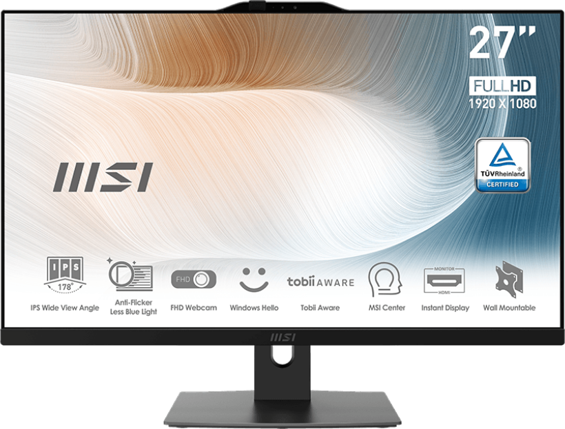 фото Моноблок msi modern am272p 12m-230ru (9s6-af8211-230) microstar